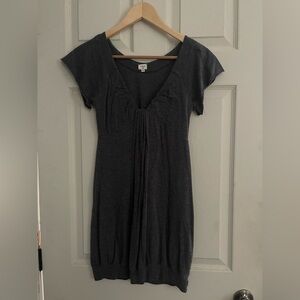 Wilfred Charcoal Short Sleeve Dress​​​​
